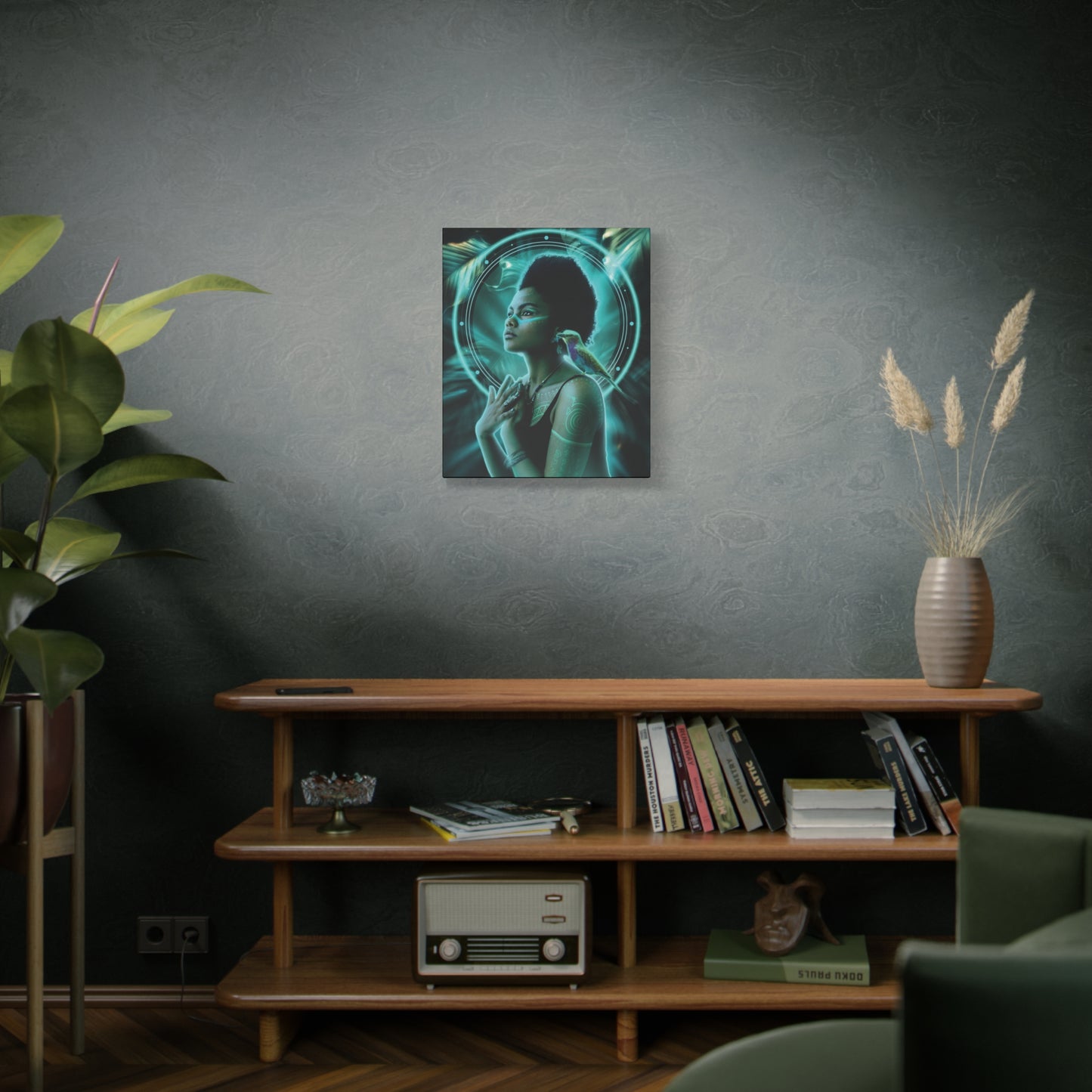 The Painted Oracle - Canvas Wall Art - Divine Feminine Home Decor