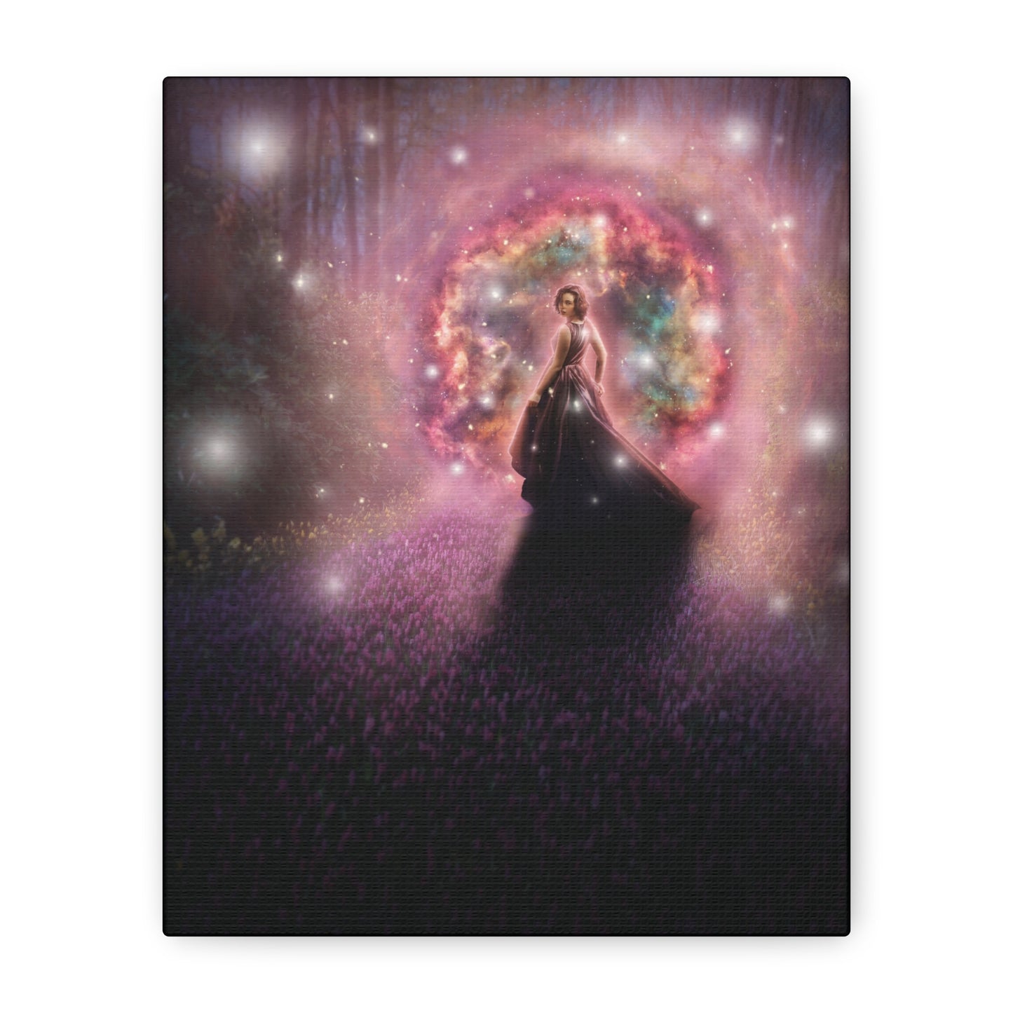 The Portal Canvas Wall Art - Cosmic Divine Feminine -Themed Home Decor