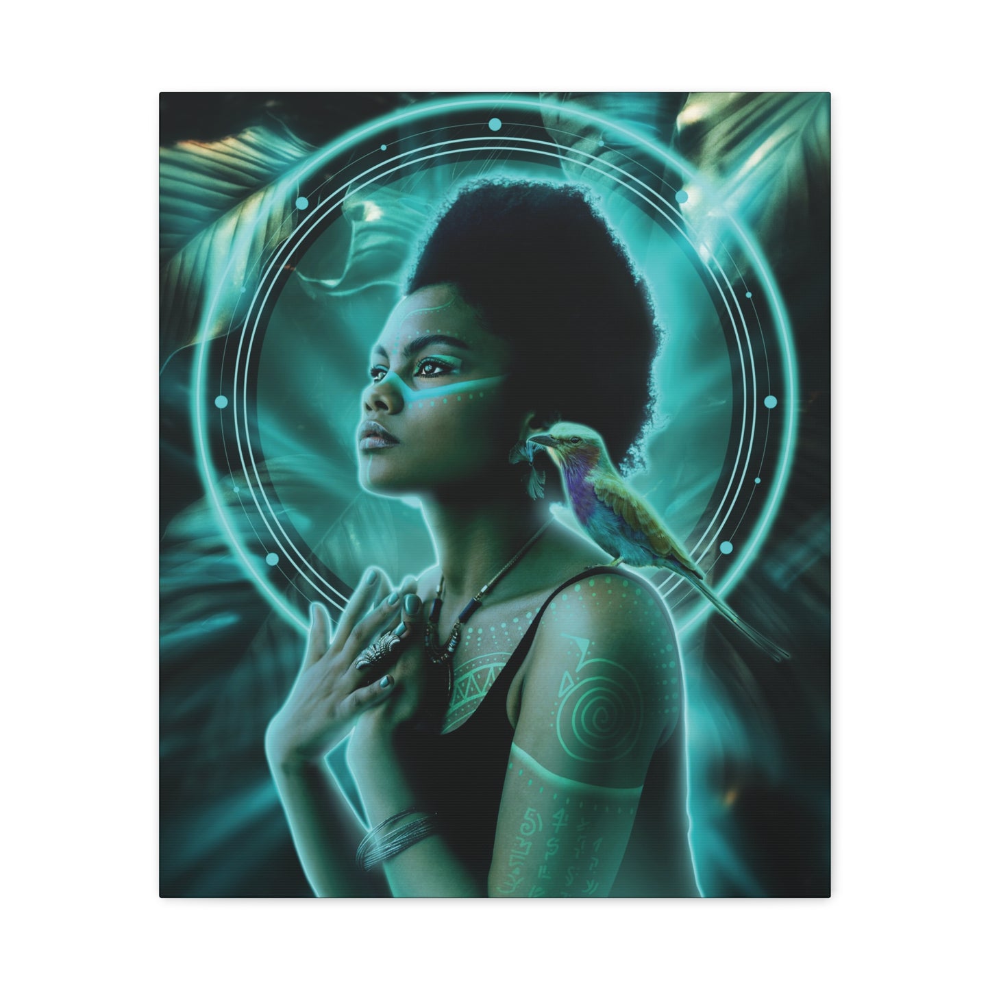 The Painted Oracle - Canvas Wall Art - Divine Feminine Home Decor