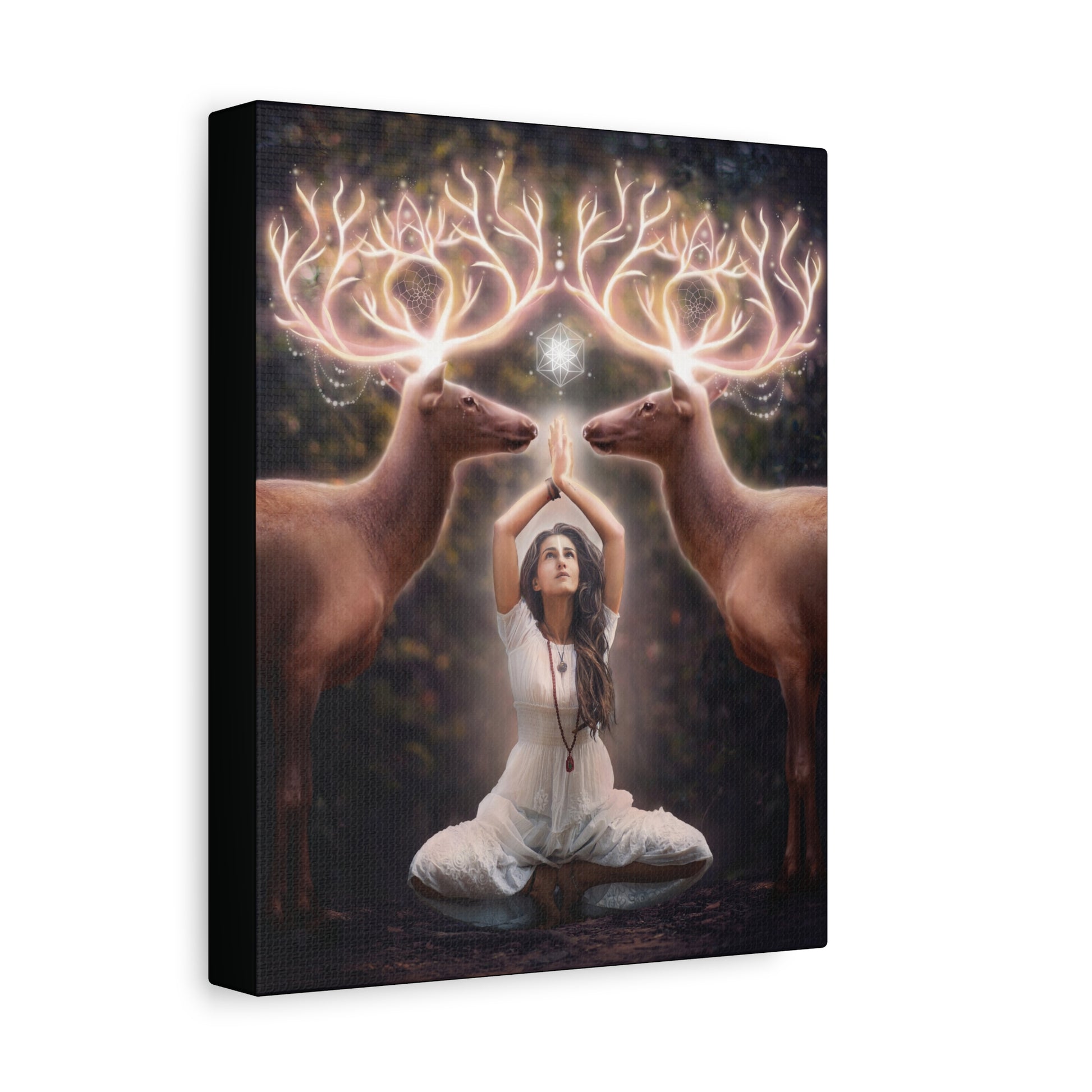 Sacred Trinity original artwork on canvas by Sara K Norris.