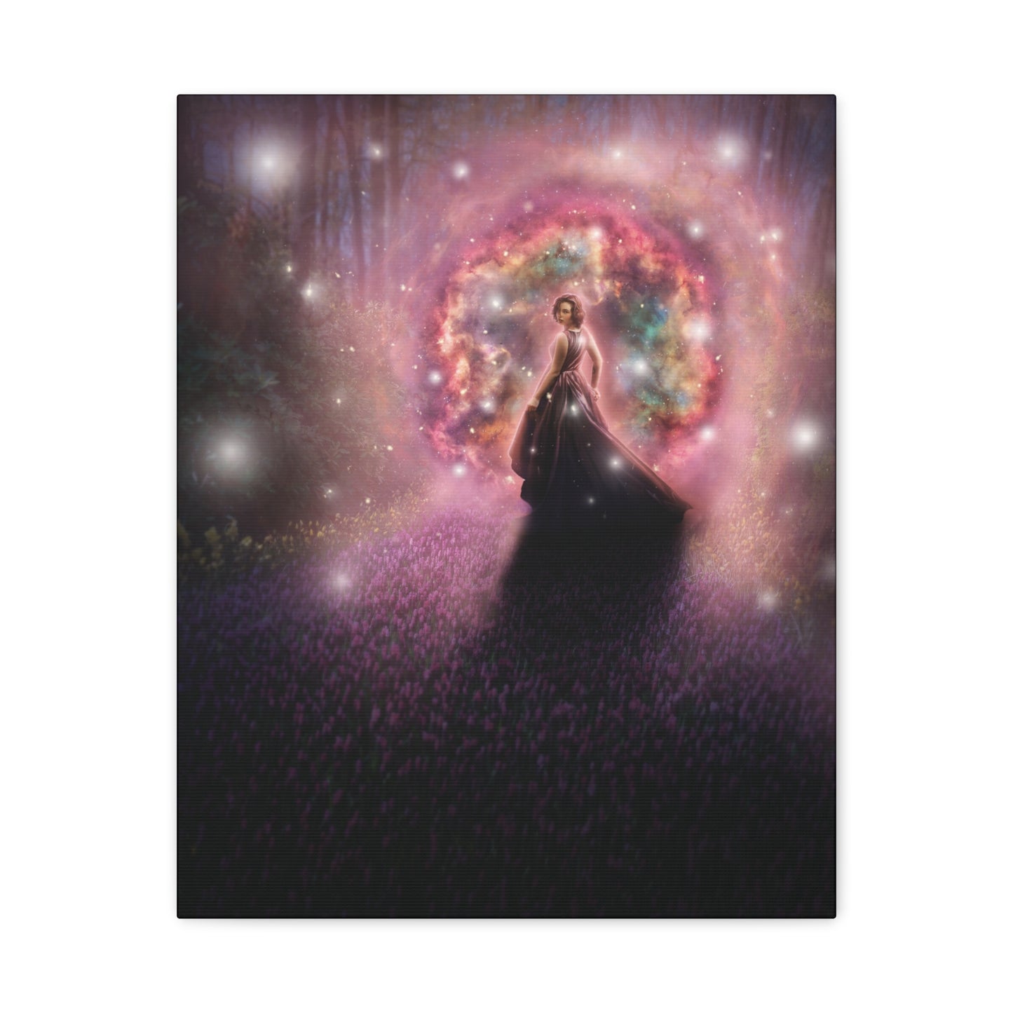The Portal Canvas Wall Art - Cosmic Divine Feminine -Themed Home Decor