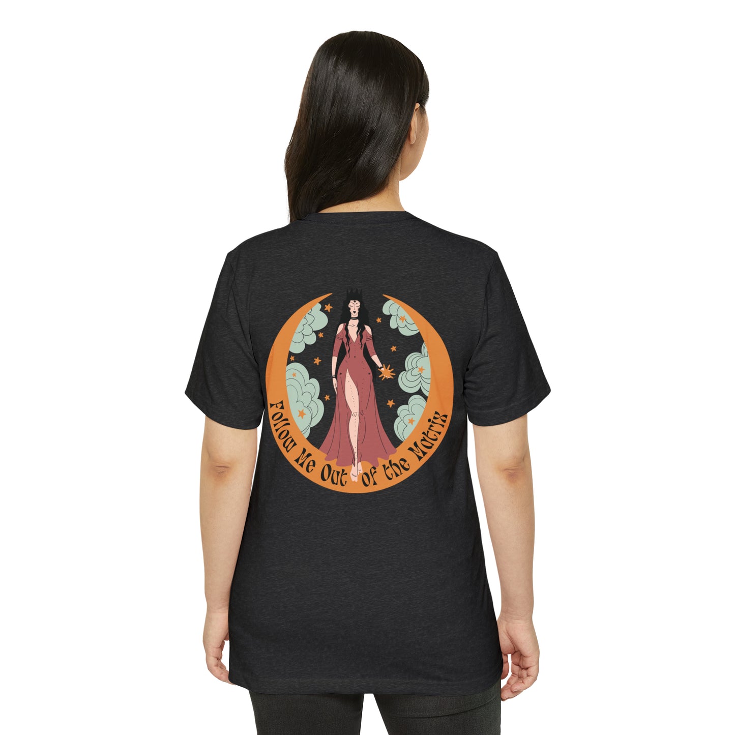 Women's Follow Me Out of the Matrix Graphic Recycled Organic Tee