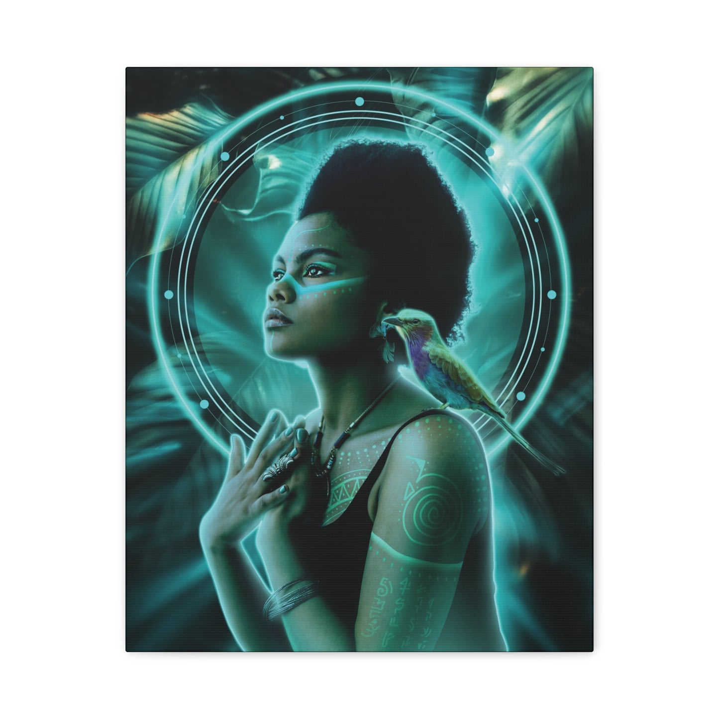 The Painted Oracle - Canvas Wall Art - Divine Feminine Home Decor