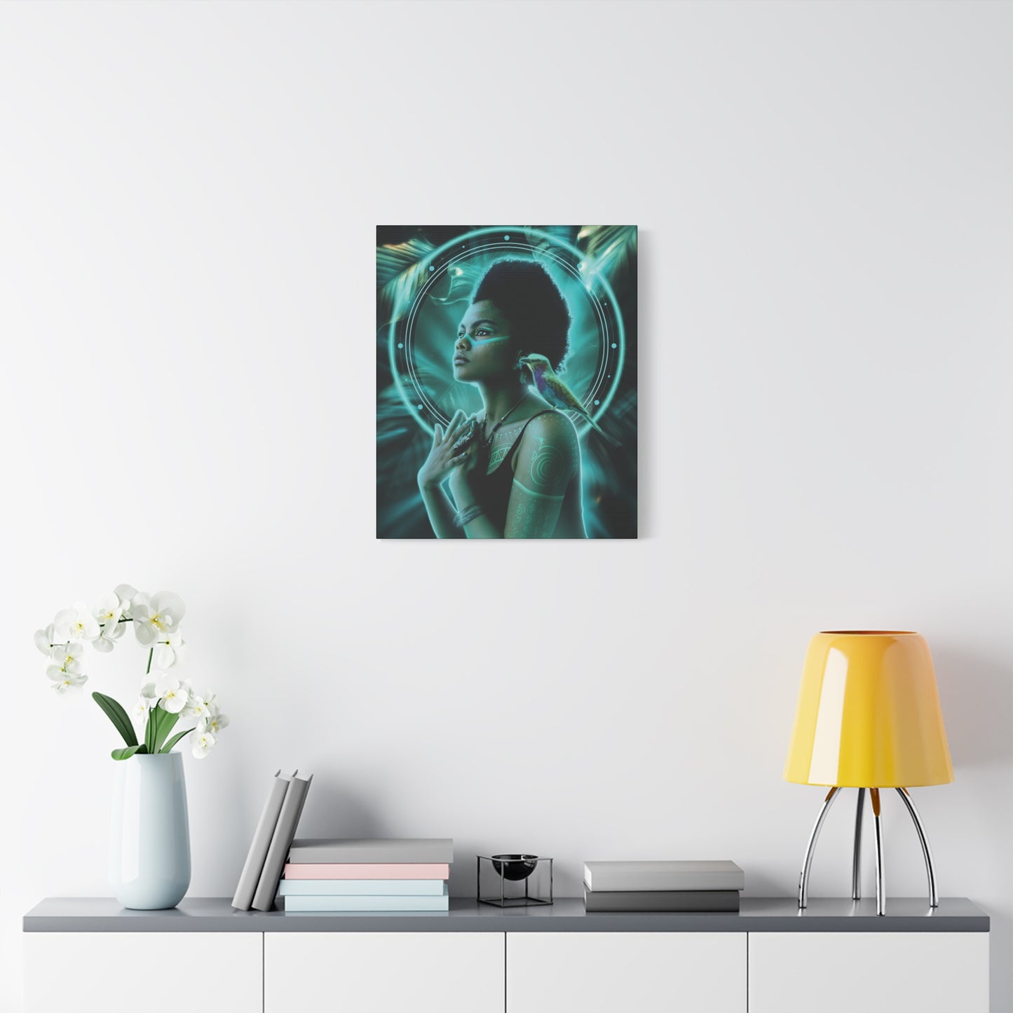 The Painted Oracle - Canvas Wall Art - Divine Feminine Home Decor