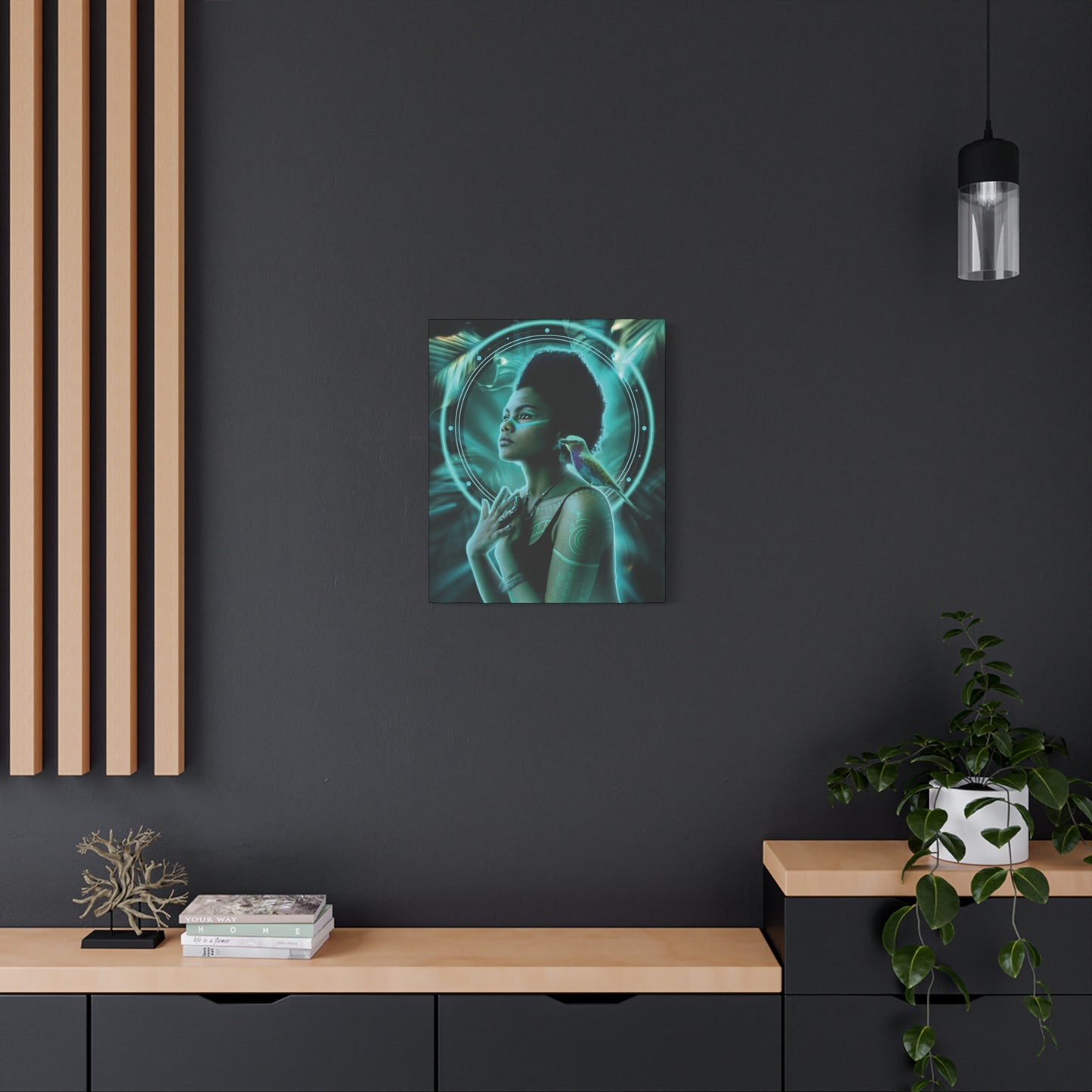 The Painted Oracle - Canvas Wall Art - Divine Feminine Home Decor