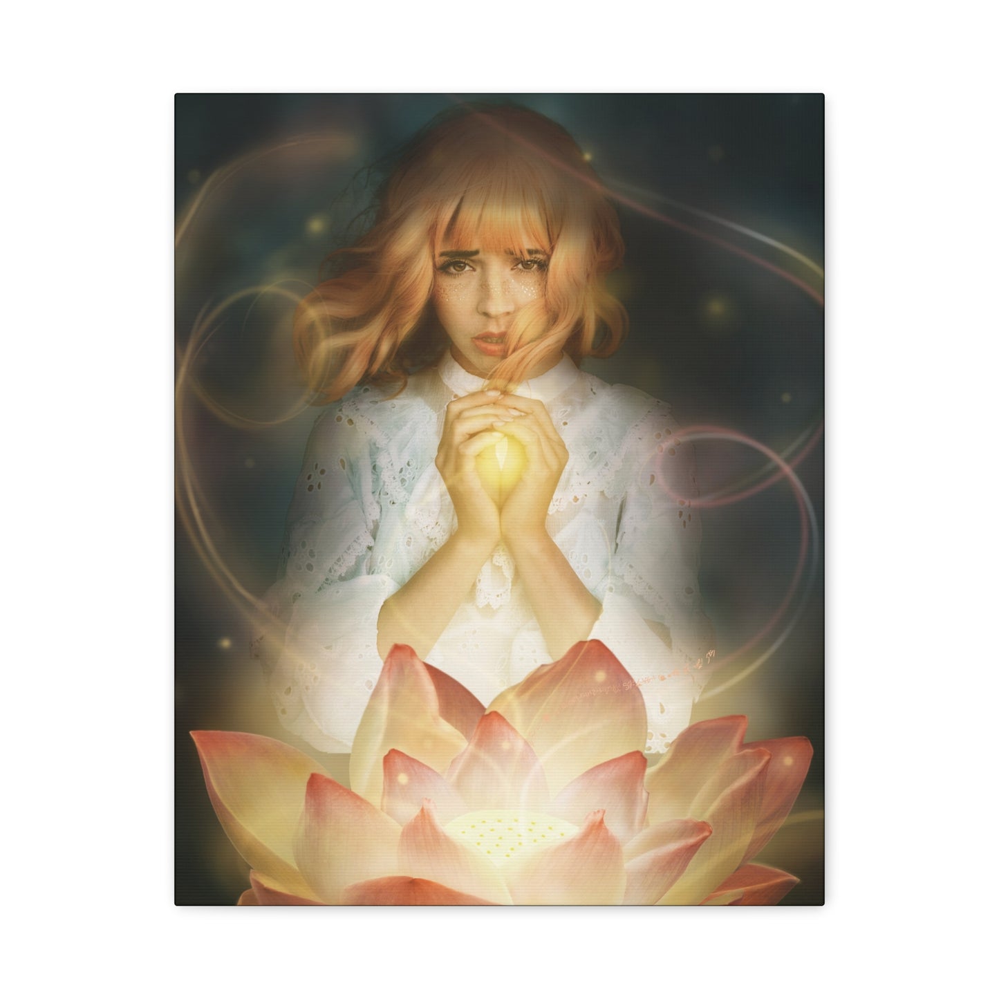 In Bloom original artwork on canvas by Sara K Norris.