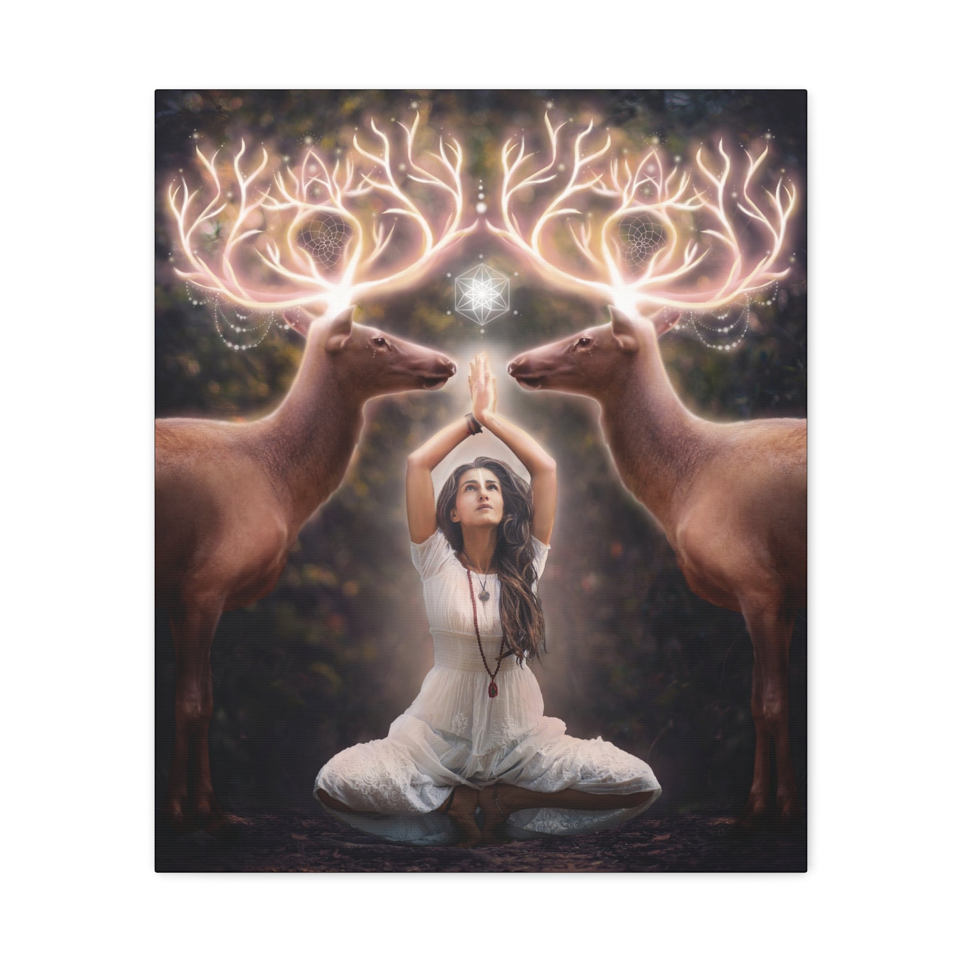 Sacred Trinity original artwork on canvas by Sara K Norris.