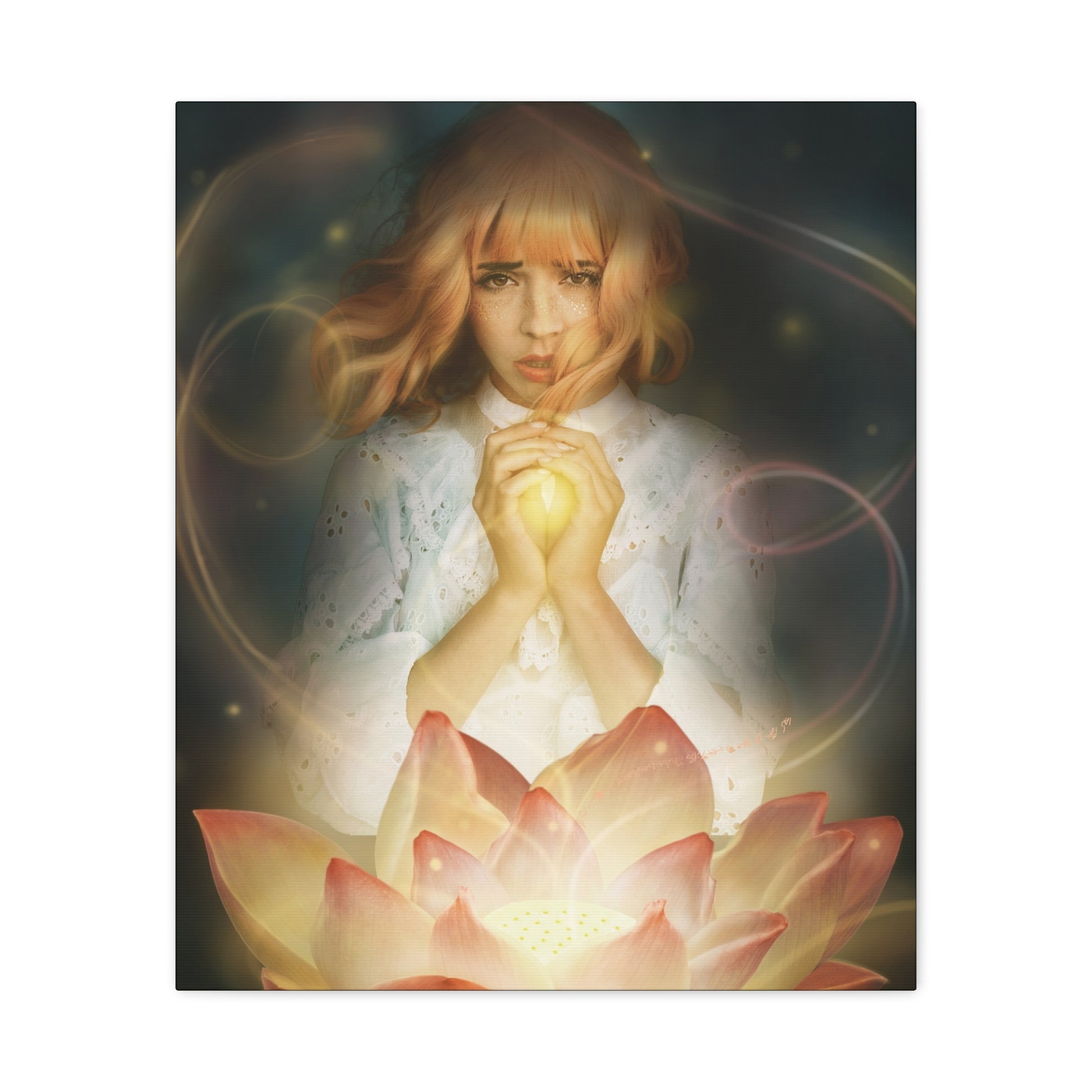 In Bloom original artwork on canvas by Sara K Norris.