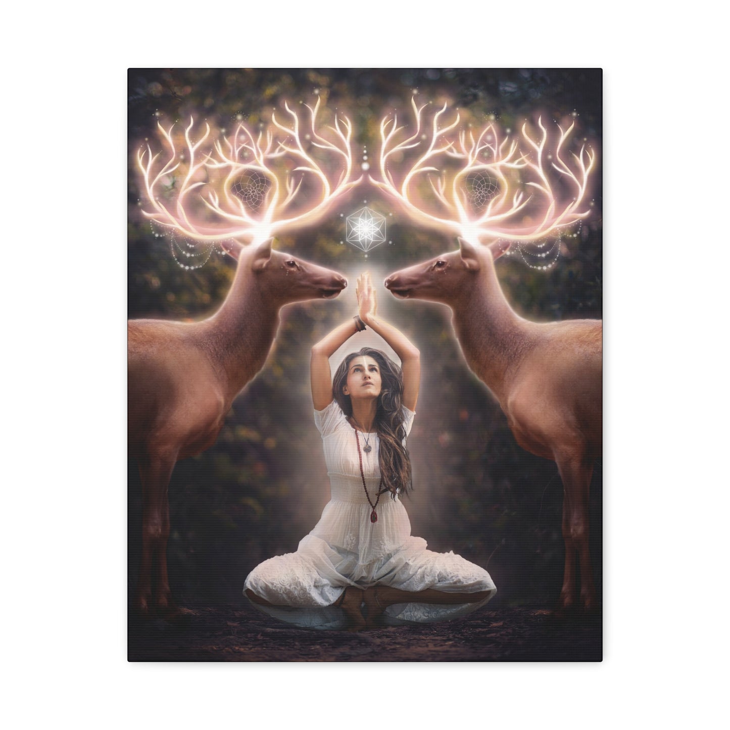 Sacred Trinity original artwork on canvas by Sara K Norris.