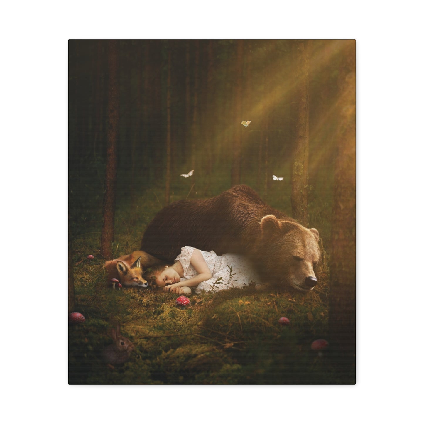 Magical Slumber original artwork on canvas by Sara K Norris.