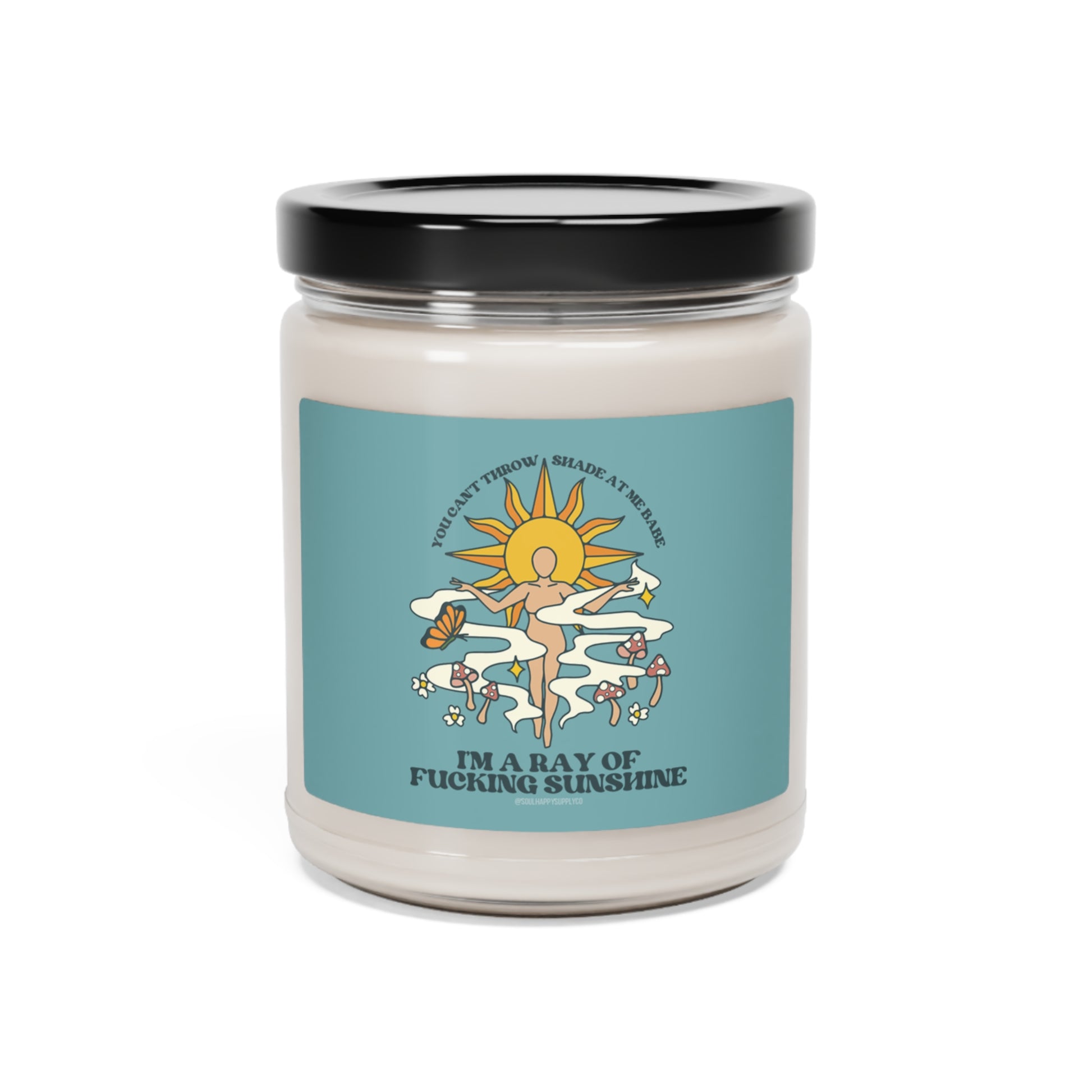 No Shade - 9oz Scented Soy Candle