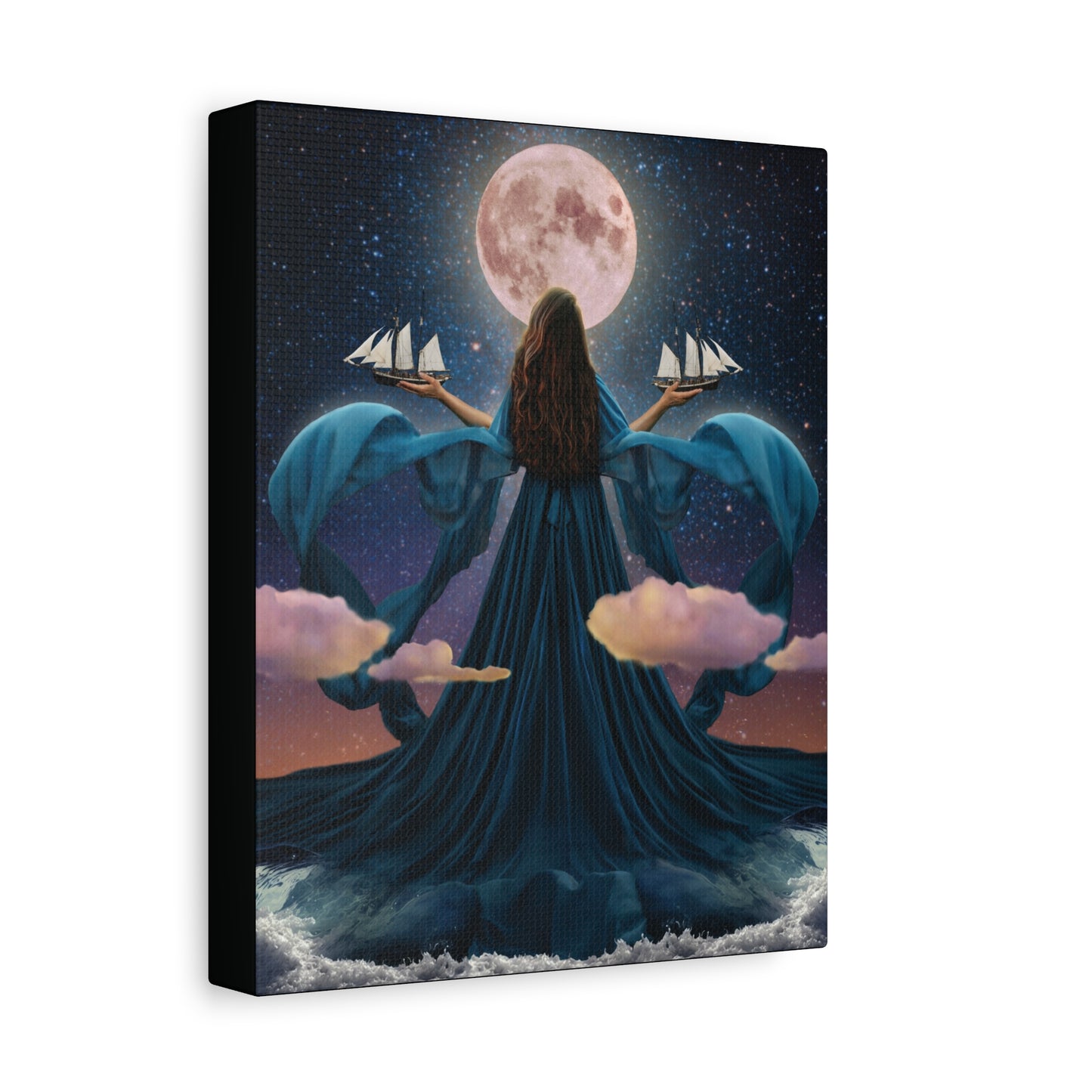 Rising Tide original artwork on canvas by Sara K Norris.