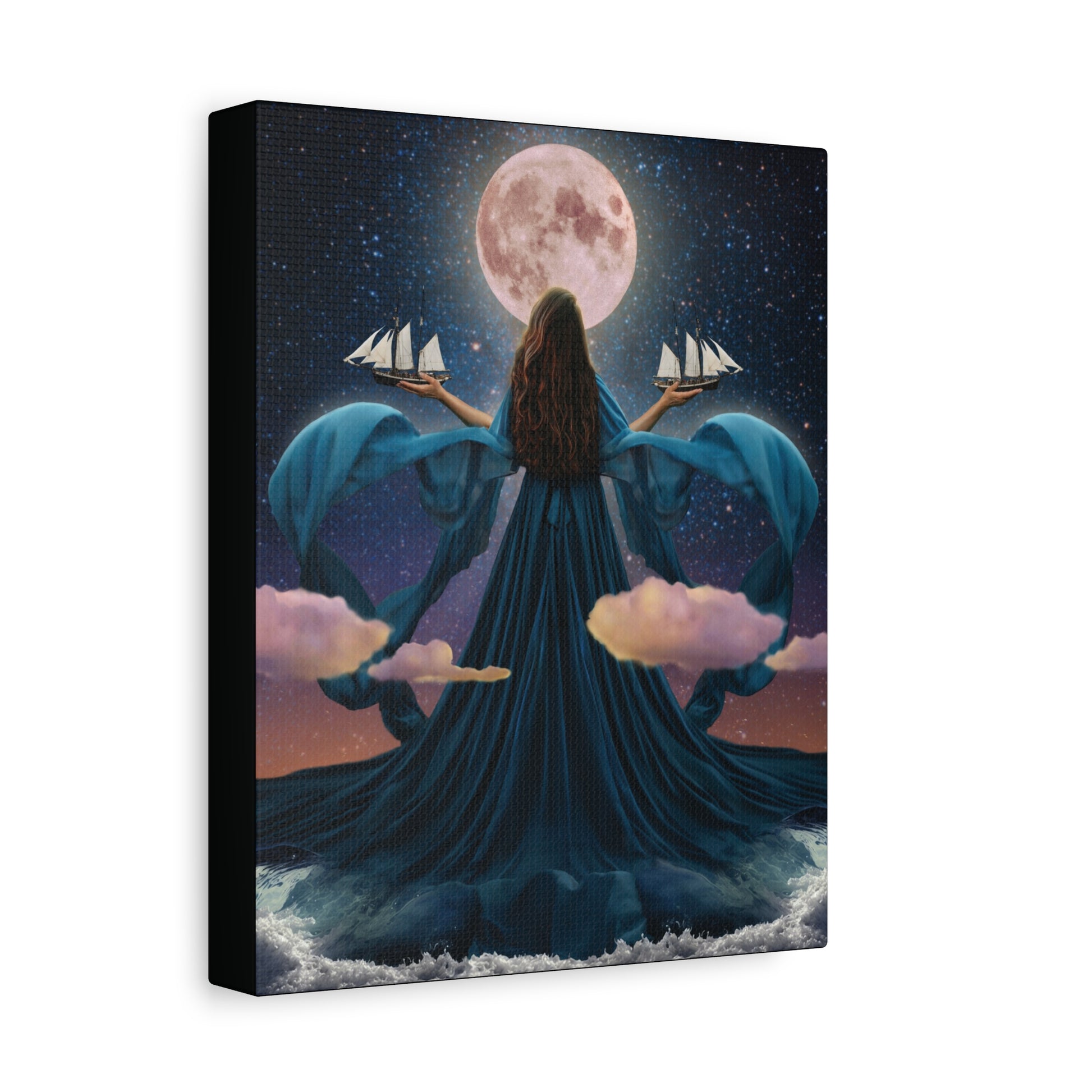 Rising Tide original artwork on canvas by Sara K Norris.