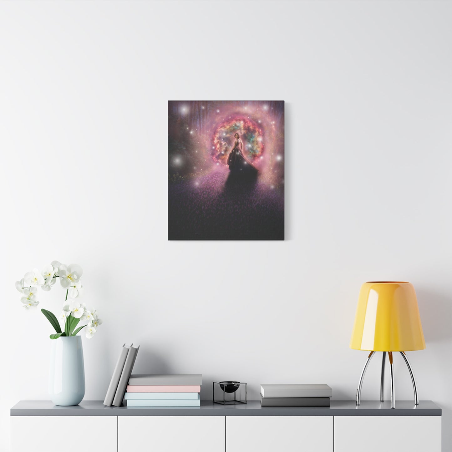 The Portal Canvas Wall Art - Cosmic Divine Feminine -Themed Home Decor