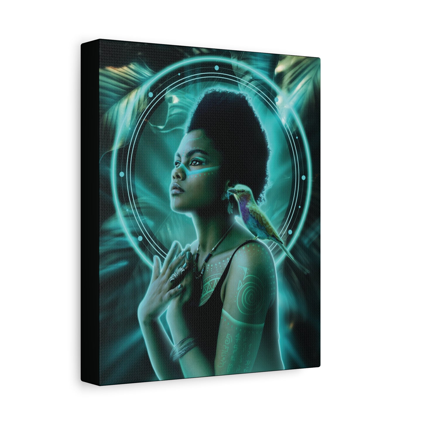 The Painted Oracle - Canvas Wall Art - Divine Feminine Home Decor