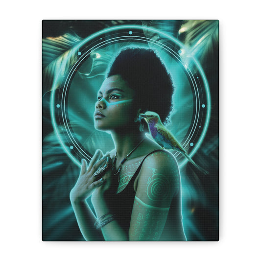 The Painted Oracle - Canvas Wall Art - Divine Feminine Home Decor