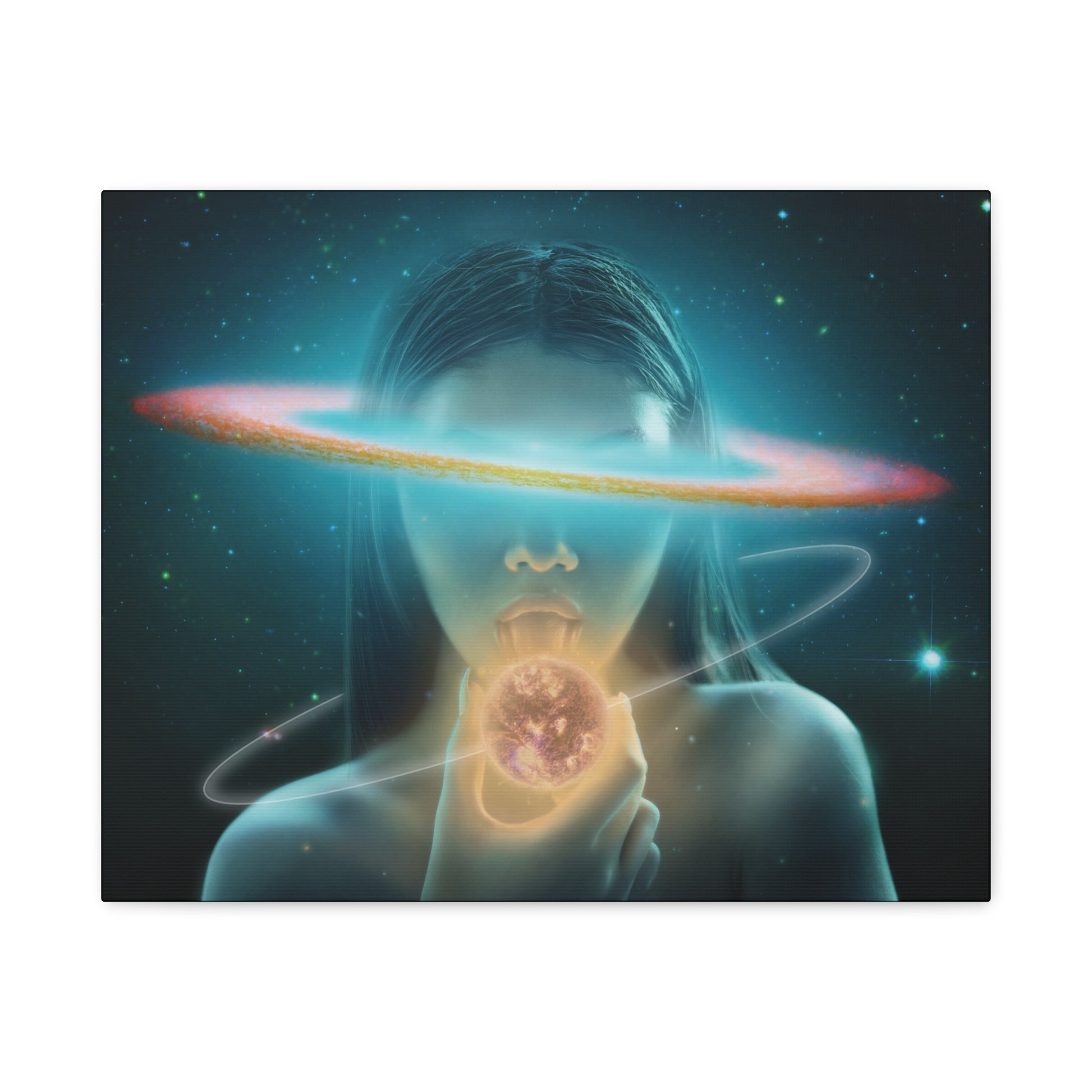 Craving the Cosmos original artwork on canvas by Sara K Norris.