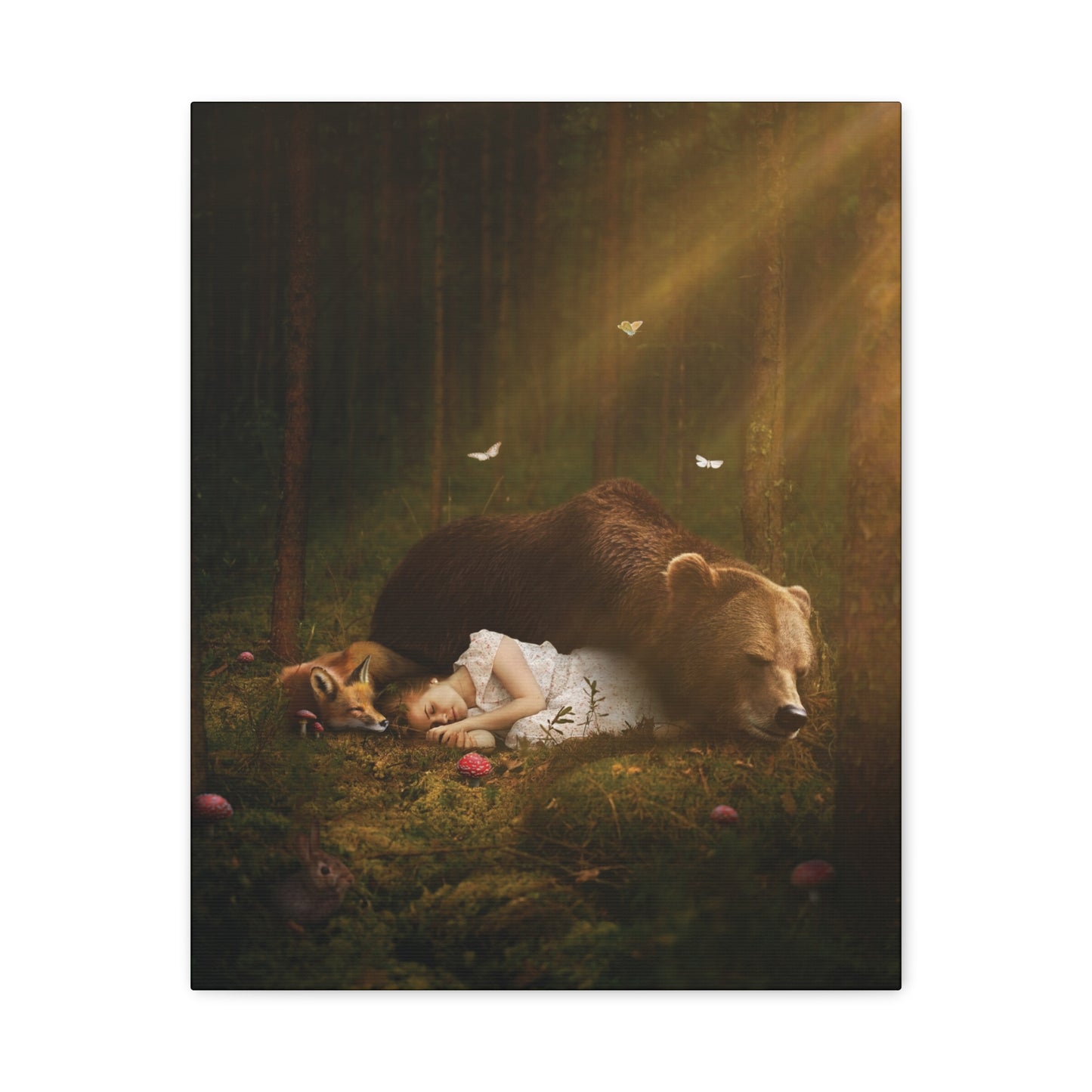 Magical Slumber original artwork on canvas by Sara K Norris.