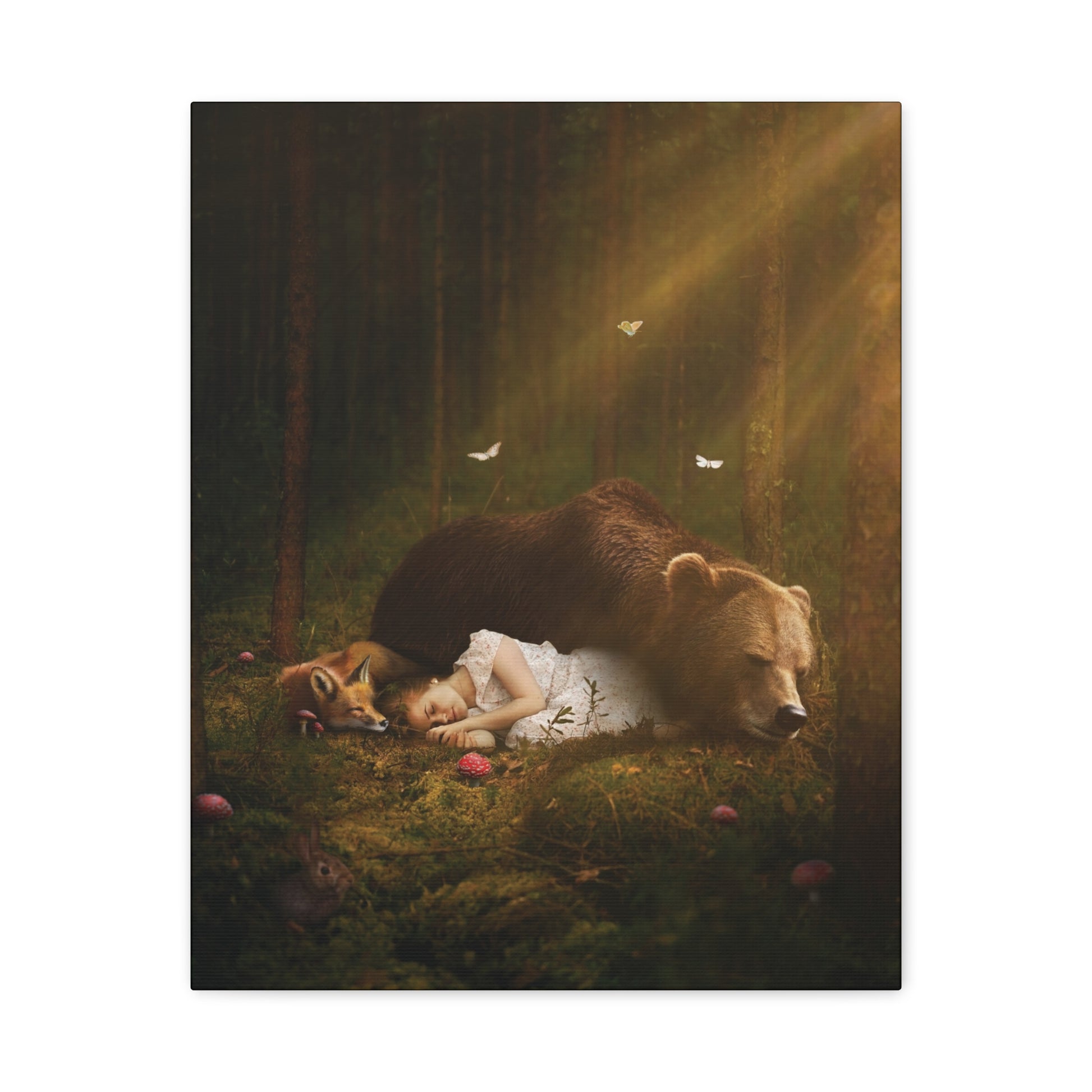 Magical Slumber original artwork on canvas by Sara K Norris.