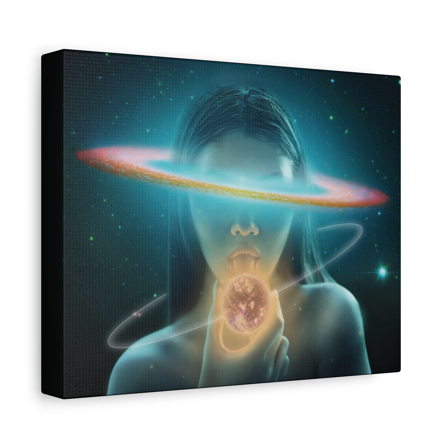 Craving the Cosmos original artwork on canvas by Sara K Norris.