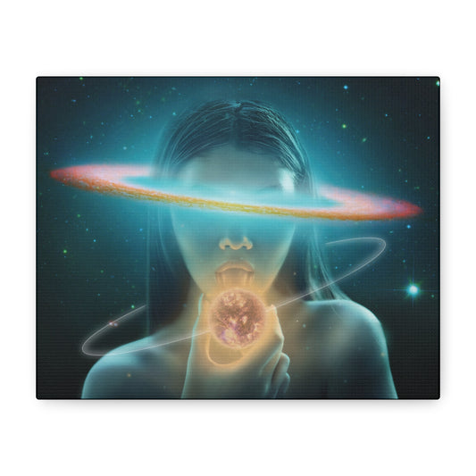 Craving the Cosmos original artwork on canvas by Sara K Norris.