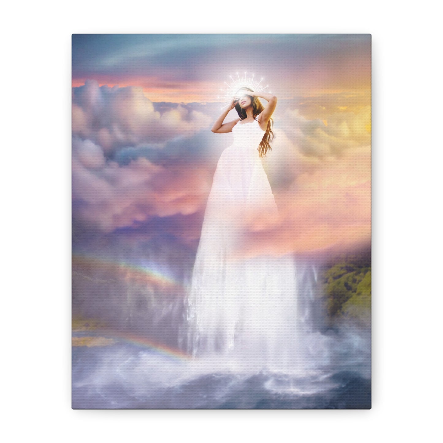 Divine Flow original artwork on canvas by Sara K Norris.