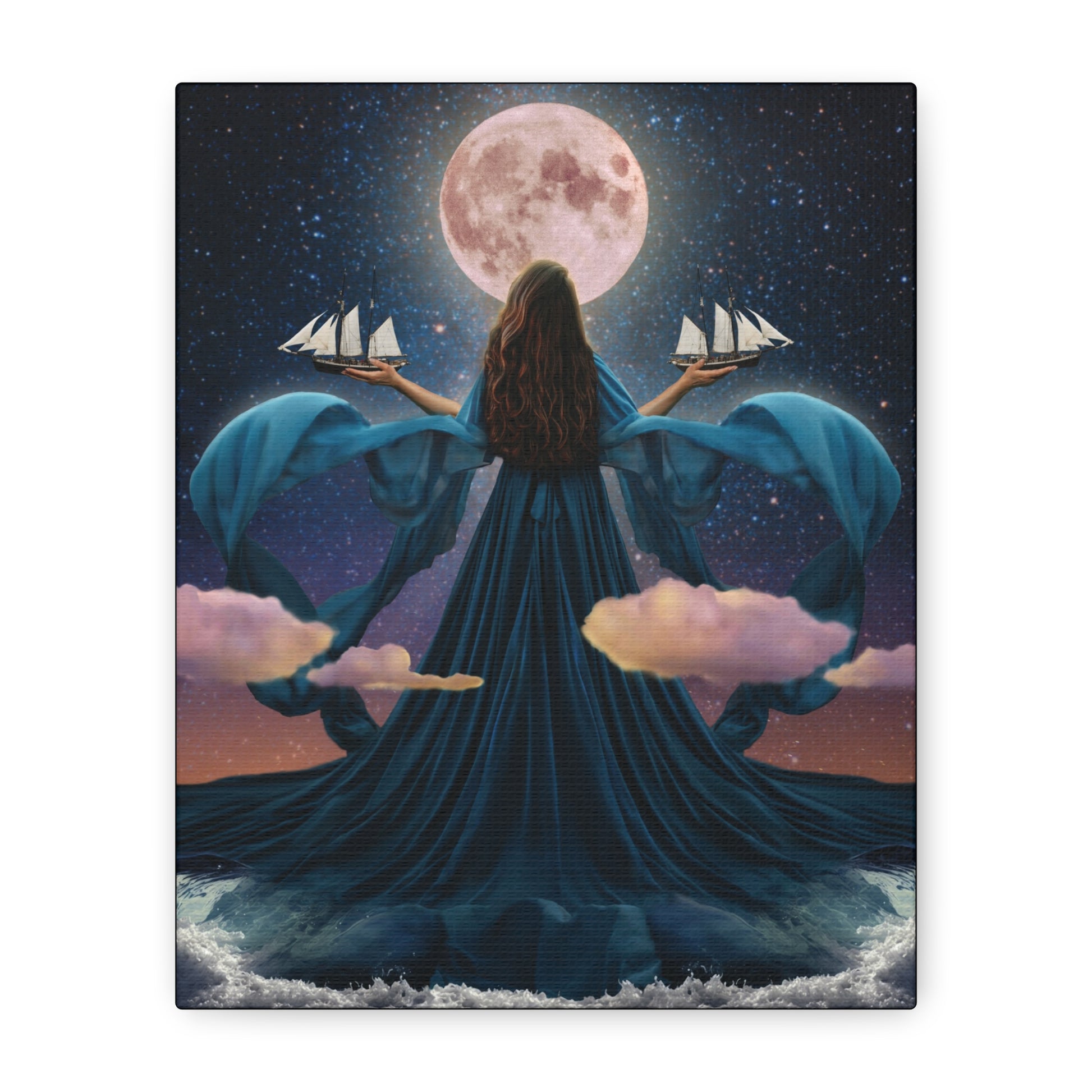 Rising Tide original artwork on canvas by Sara K Norris.