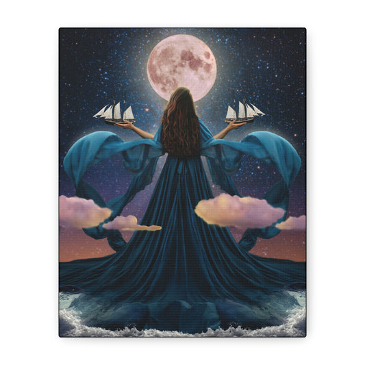 Rising Tide original artwork on canvas by Sara K Norris.