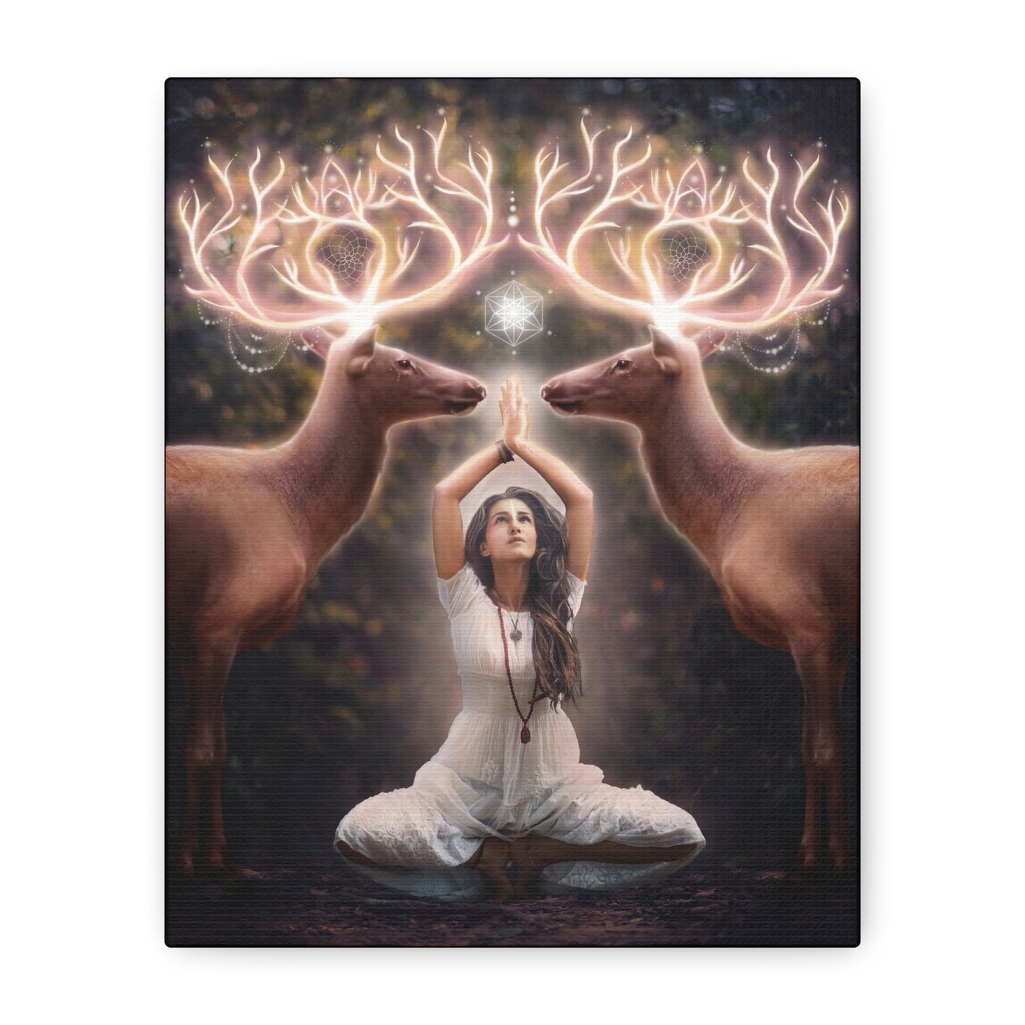 Sacred Trinity original artwork on canvas by Sara K Norris.