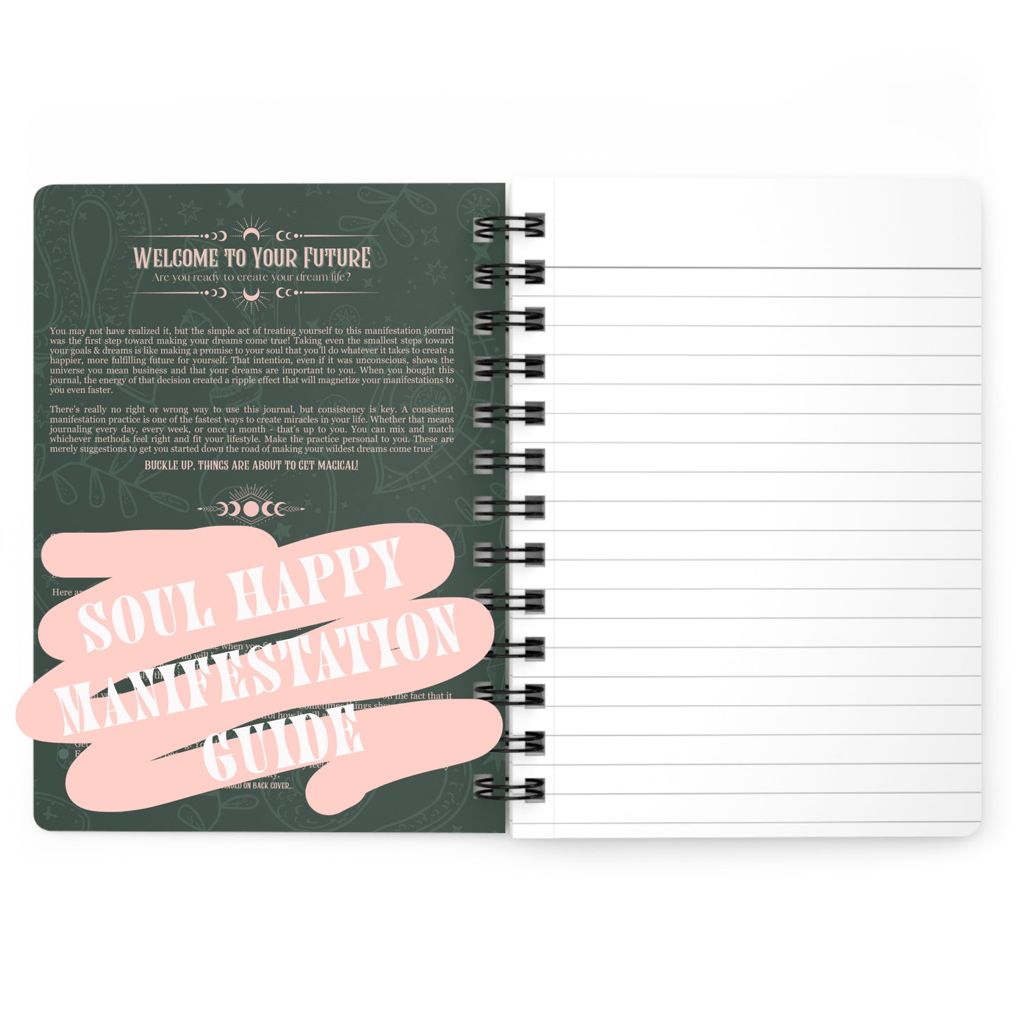 Pocket Sized Hopes & Dreams Manifestation Journal