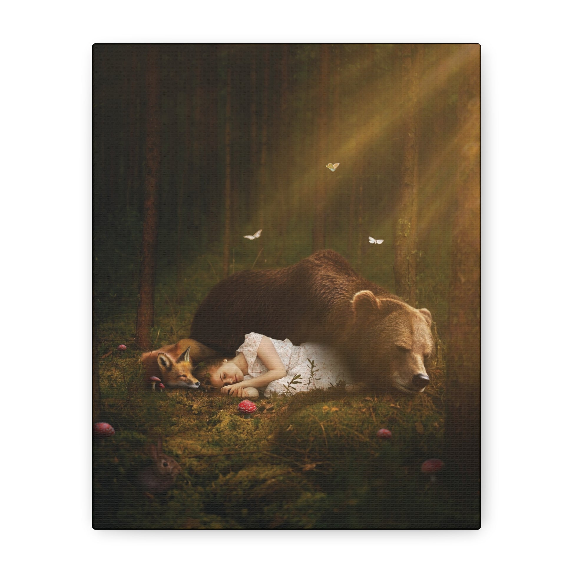 Magical Slumber original artwork on canvas by Sara K Norris.