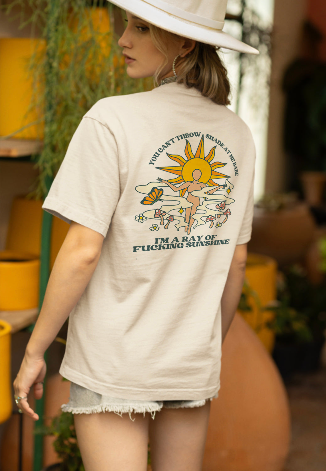 Women's No Shade Graphic Recycled Organic Tee